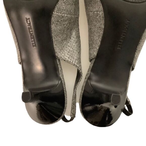 ELLEN TRACY KITTEN HEEL SLINGBACK SHOES SZ 9M‎ - Picture 9 of 12